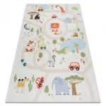 BAMBINO 1165 covor lavabil, covor copii, antiderapant, - bej 160x220 cm