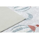 BAMBINO 1349 covor lavabil, covor copii, antiderapant, - gri 160x220 cm