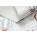 BAMBINO 1349 covor lavabil, covor copii, antiderapant, - gri 160x220 cm