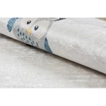 BAMBINO 1161 covor lavabil, covor copii, antiderapant, - gri 140x190 cm