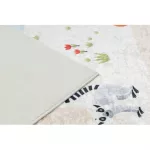 BAMBINO 1165 covor lavabil pentru copii, antiderapant  cu animale- bej 140x190 cm
