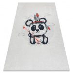 BAMBINO 1129 covor lavabil, panda covor copii, antiderapant, - crem 120x170 cm