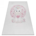 BAMBINO 1128 covor lavabil, covor copii, antiderapant, - crem 80x150 cm