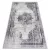 ANDRE 1187 covor lavabil, vintage  antiderapant, - negru / alb 160x220 cm