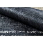 ANDRE 1486 covor lavabil, vintage  antiderapant, - negru / alb 160x220 cm