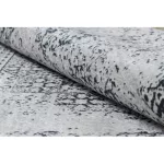 ANDRE 1072 covor lavabil Rozetta, vintage antiderapant - alb / negru 120x170 cm