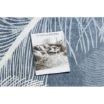 ANDRE 1148 covor lavabil,  vintage  antiderapant, - albastru 120x170 cm