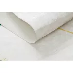 ANDRE 1150 covor lavabil  frunze,  antiderapant - alb/ aur 120x170 cm