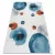 ANDRE 1112 covor lavabil  abstract antiderapant - alb/ albastru 80x150 cm