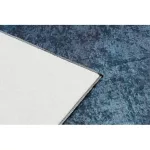 ANDRE 1170 covor lavabil, Frunze, Figuri geometrice, antiderapant, - albastru 80x150 cm