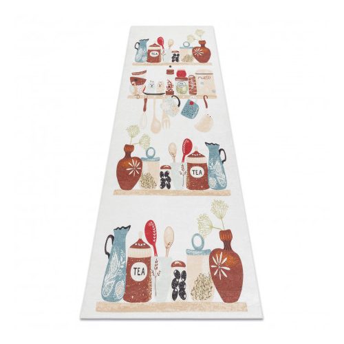  Kab. ANDRE 1299 covor lavabil pentru vase, bucătărie antiderapant - bej 80x200 cm