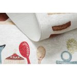  Kab. ANDRE 1299 covor lavabil pentru vase, bucătărie antiderapant - bej 80x200 cm