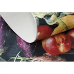  Kab. Covor lavabil ANDRE 1711 Fructe și legume, antiderapant pentru bucătărie - verde 80x200 cm