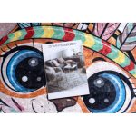 BAMBINO 1960 covor pentru copii lavabil, antiderapant - alb model Tigru indian  80x150 cm