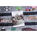 BAMBINO 2092 covor lavabil, covor copii, antiderapant, - antracit 80x150 cm