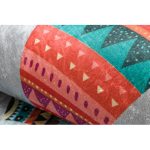 BAMBINO 2160 covor lavabil  pentru copii, antiderapant - gri  cu animale, Indian 120x170 cm