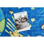 BAMBINO 2265 covor lavabil, covor copii, antiderapant, - albastru 120x170 cm