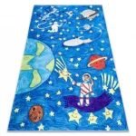 BAMBINO 2265 covor lavabil, covor copii, antiderapant, - albastru 140x190 cm