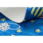 BAMBINO 2265 covor lavabil, covor copii, antiderapant, - albastru 160x220 cm