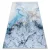 ANDRE 2248 covor lavabil antiderapant marmurá - albastru 80x150 cm