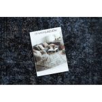 ANDRE 1058 covor lavabil Dísz, vintage antiderapant - negru / albastru  120x170 cm