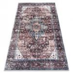 ANDRE 1826 covor lavabil Dísz, vintage antiderapant - maro / albastru  160x220 cm