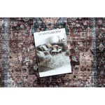 ANDRE 1826 covor lavabil Dísz, vintage antiderapant - maro / albastru  160x220 cm