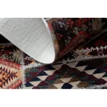 ANDRE 2305 covor lavabil  mozaic oriental antiderapant -bordo/ maro 160x220 cm