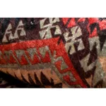 ANDRE 2305 covor lavabil  mozaic oriental antiderapant -bordo/ maro 160x220 cm