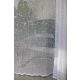  Perdea Amelia albă cu buline 400x180cm