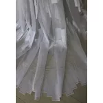  TRD. Perdea gata confecționată Amelia albă model parchet 500x250cm