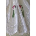  TRD. Perdea gata confecționată Amelia model Lalele pudrate 300x160cm