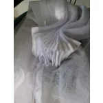  TRD. Perdea gata confecționată model Amelia cu lalele pudrate 300x250cm
