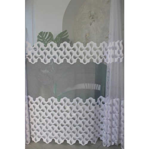  Perdea gata făcută Dorsia model modern alb 200x180cm
