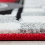  Covor pentru copii Ay. KIDS 460 120 x 120 cm cu cerc roșu