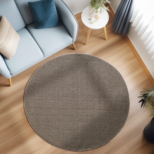  Ay. LOOM 4300 Covor rotund modern maro 160 x 160 cm