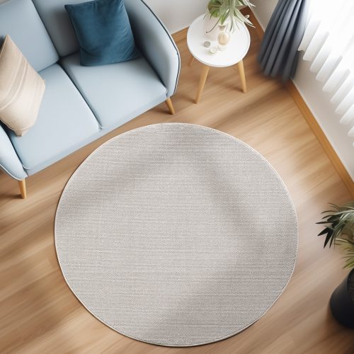  Covor circular modern crem Ay. LOOM 4300 160 x 160 cm