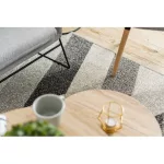 Covor Feel  5674/16811 Diamant gri / antracit / crem 80x150 cm