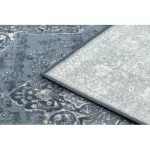 Covor NAIN rozetă vintage  7599/50911 albastru închis / bej 80x150 cm