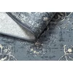 Covor NAIN rozetă vintage  7599/50911 albastru închis / bej 80x150 cm