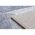 Covor Feel 5672/17944 Triunghi, bej/mov 80x150 cm