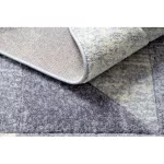 Covor Feel 5672/17944 Triunghi, bej/mov 80x150 cm