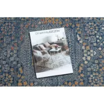 Covor NAIN 7708/51911 albastru închis / portocaliu 80x150 cm