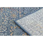 Covor NAIN 7708/51911 albastru închis / portocaliu 80x150 cm