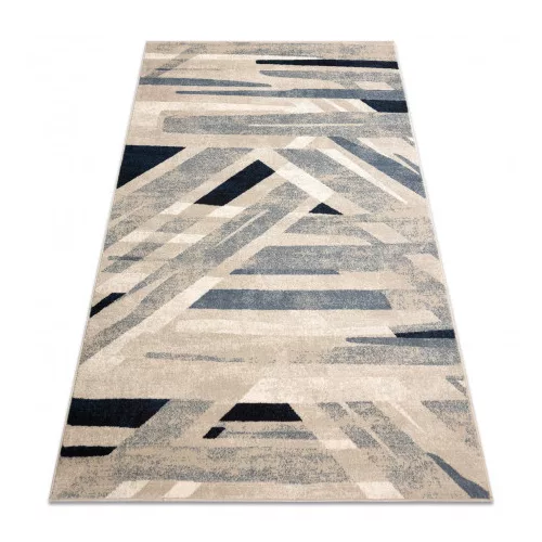 Covor NAIN Figuri geometrice, 7706/51955 bej / albastru 80x150 cm