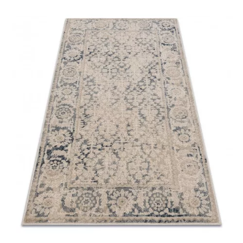  Kab. NAIN covor cadru ornament vintage 68981/50955 bej / albastru închis 80x150 cm