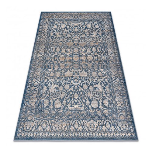  Covor NAIN Ornament, ramă, vintage 7557/51644 bej / albastru 80x150 cm