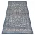  Covor NAIN Ornament, ramă, vintage 7557/51644 bej / albastru 80x150 cm