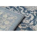  Covor NAIN Ornament, ramă, vintage 7557/51644 bej / albastru 80x150 cm