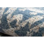  Covor NAIN Ornament, ramă, vintage 7557/51644 bej / albastru 80x150 cm